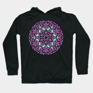 Purple and Mint Kaleidoscope Hoodie